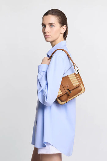 Hogan Borsa Crema/cognac Donna - 9