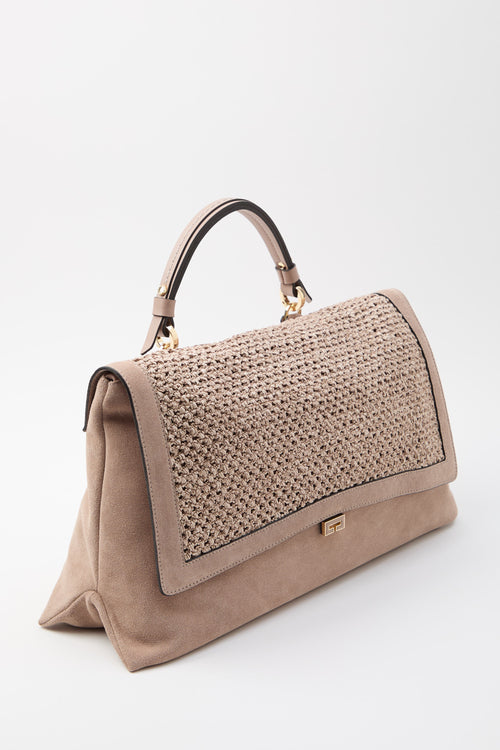 Loristella X Tre Emme Borsa Taupe Donna - 2