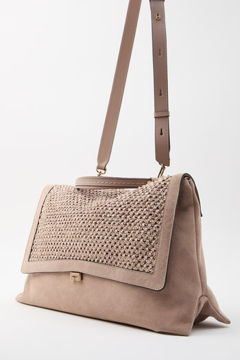 Loristella X Tre Emme Borsa Taupe Donna - 5