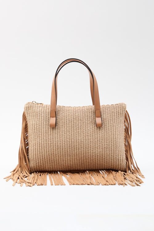Loristella X Tre Emme Borsa Naturale/cuoio Donna