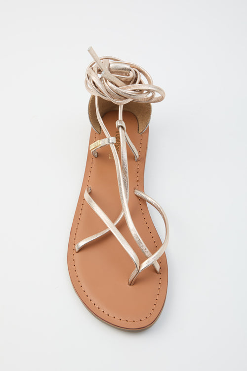 Les Tropeziennes Sandalo Oro Donna