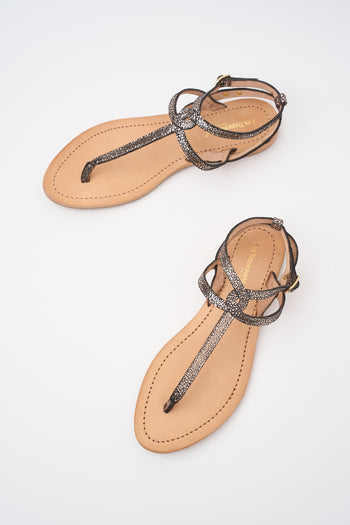 Les Tropeziennes Sandalo Noir-oro Donna - 3