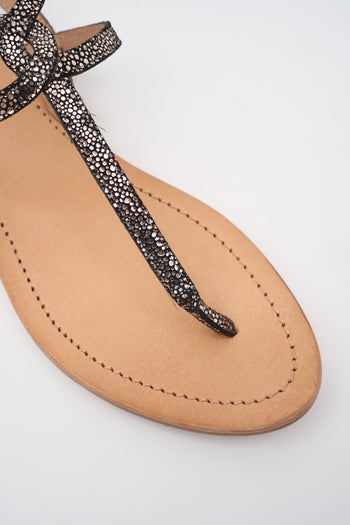 Les Tropeziennes Sandalo Noir-oro Donna - 4