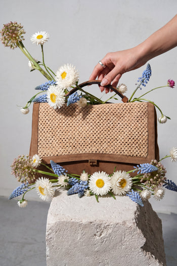 Loristella X Tre Emme Borsa Naturale/marrone Donna - 9