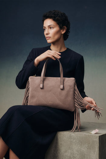 Loristella X Tre Emme Borsa Taupe Donna - 7