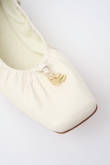 Massimo Santini X Tre Emme Ballerina Off White Donna - 5