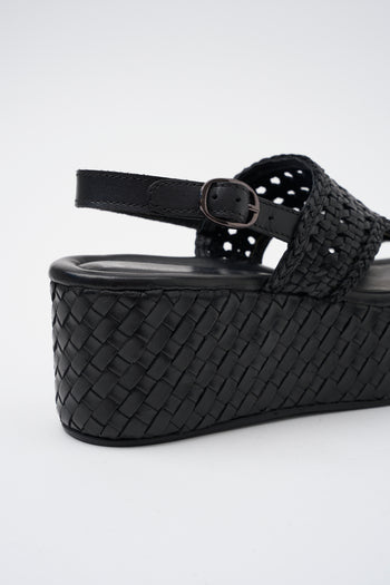 Massimo Santini X Tre Emme Zeppa Black Donna - 4