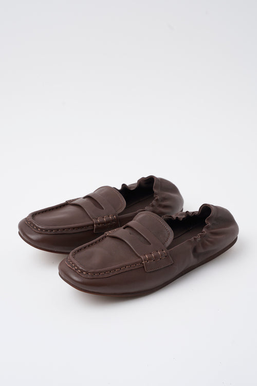 Massimo Santini X Tre Emme Mocassino Dk Brown Donna - 2
