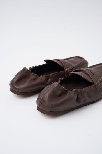 Massimo Santini X Tre Emme Mocassino Dk Brown Donna - 4