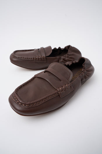 Massimo Santini X Tre Emme Mocassino Dk Brown Donna - 5