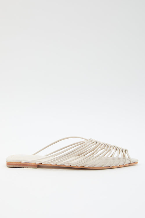 Massimo Santini X Tre Emme Sabot Off White Donna