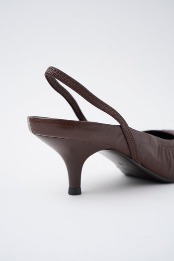Massimo Santini X Tre Emme Slingback Dk Brown Donna - 4