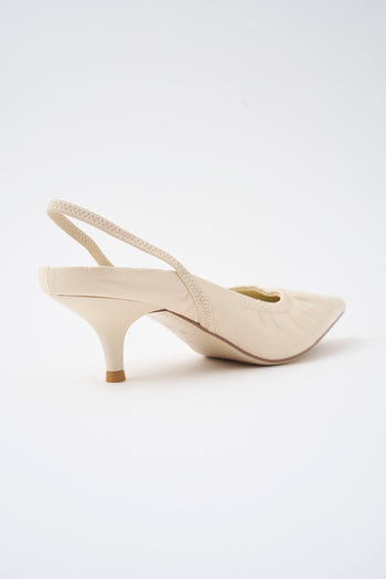 Massimo Santini X Tre Emme Slingback Off White Donna - 5