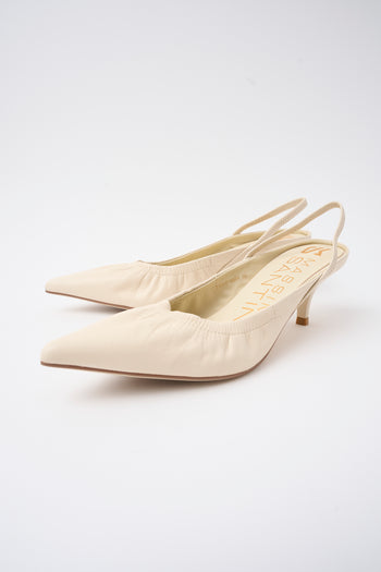 Massimo Santini X Tre Emme Slingback Off White Donna - 6