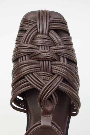 Massimo Santini X Tre Emme Sandalo Dk Brown Donna - 5