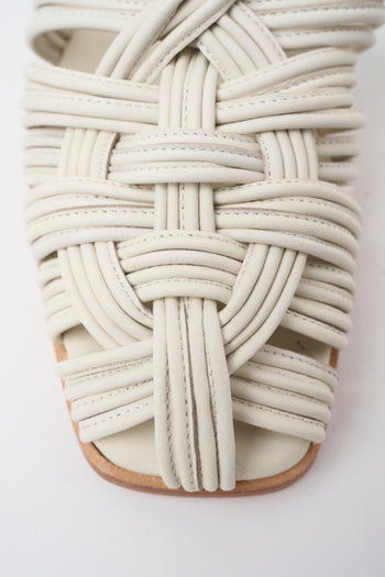 Massimo Santini X Tre Emme Sandalo Off White Donna - 4