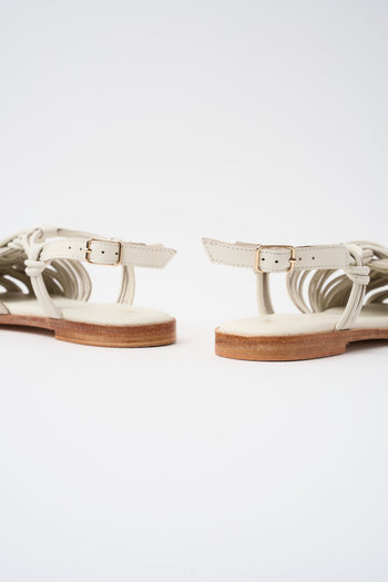 Massimo Santini X Tre Emme Sandalo Off White Donna - 5