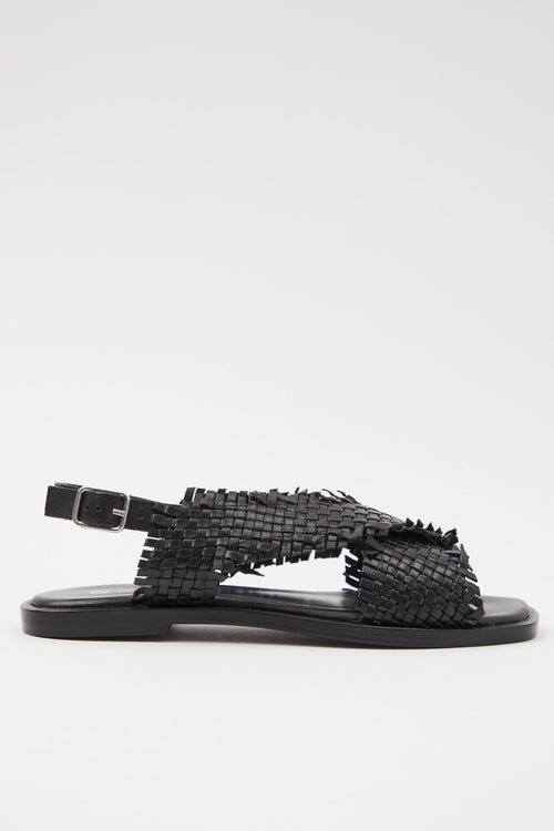 Massimo Santini X Tre Emme Sandalo Black Donna