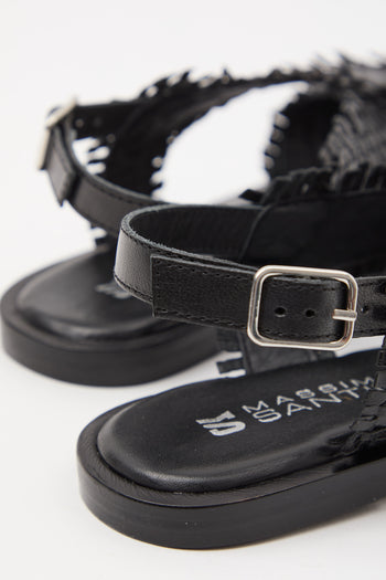 Massimo Santini X Tre Emme Sandalo Black Donna - 4