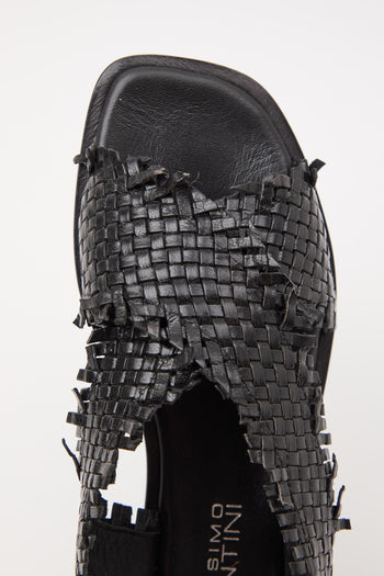 Massimo Santini X Tre Emme Sandalo Black Donna - 5