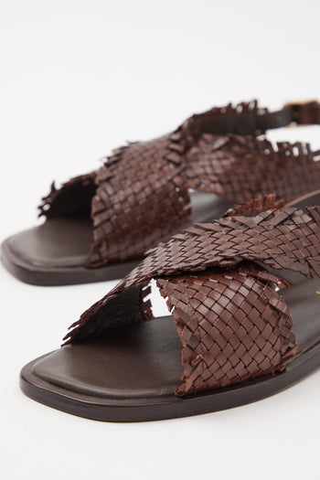 Massimo Santini X Tre Emme Sandalo Brown Donna - 3