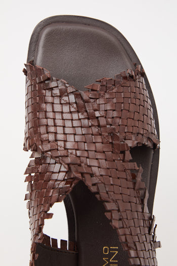 Massimo Santini X Tre Emme Sandalo Brown Donna - 5