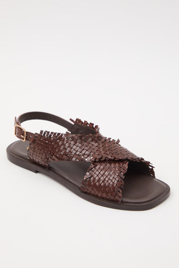Massimo Santini X Tre Emme Sandalo Brown Donna - 8