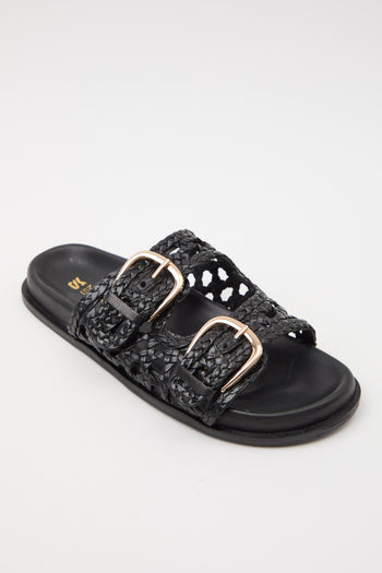 Massimo Santini X Tre Emme Ciabatta Black Donna - 3