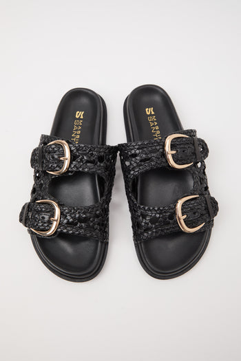 Massimo Santini X Tre Emme Ciabatta Black Donna - 7