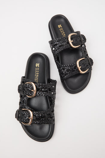 Massimo Santini X Tre Emme Ciabatta Black Donna - 8
