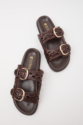 Massimo Santini X Tre Emme Ciabatta Brown Donna - 6