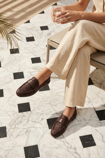 Massimo Santini X Tre Emme Mocassino Dk Brown Donna - 11