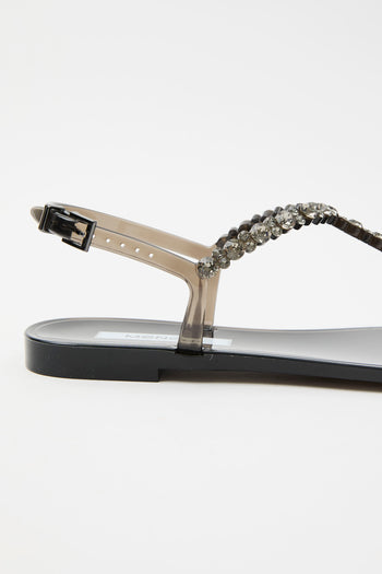 Menghi Infradito Black Donna - 5