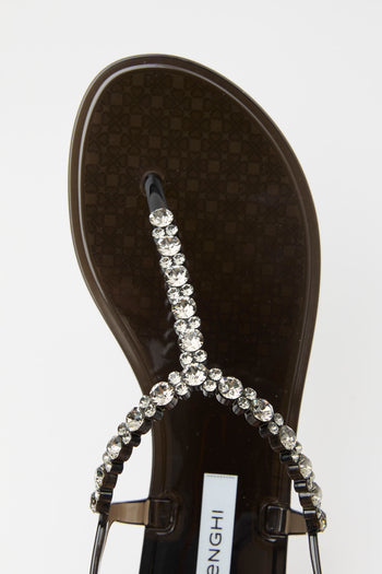 Menghi Infradito Black Donna - 6