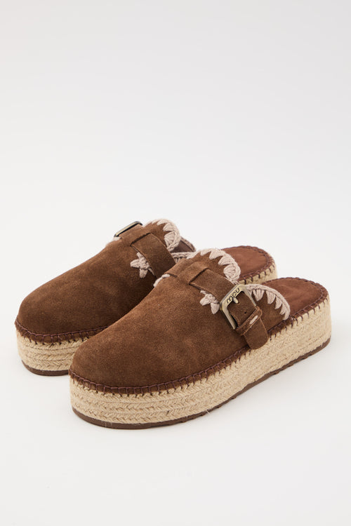 Mou Sabot Nut Brown Donna - 2