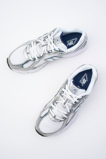 New Balance Sneaker White/silver/navy Donna - 3