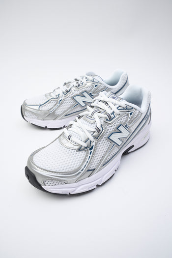 New Balance Sneaker White/silver/navy Donna - 8