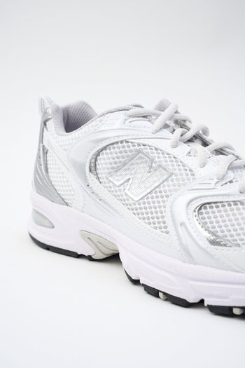 New Balance Sneaker White/silver Donna - 5