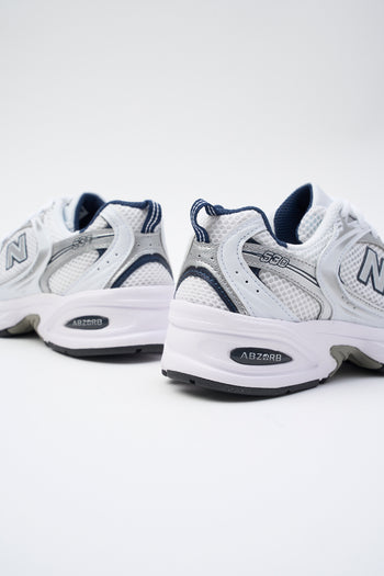 New Balance Sneaker White/blu Donna - 4
