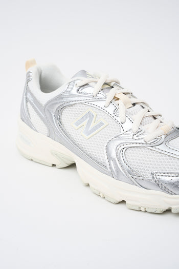New Balance Sneaker Silver Metallic/reflection Donna - 4