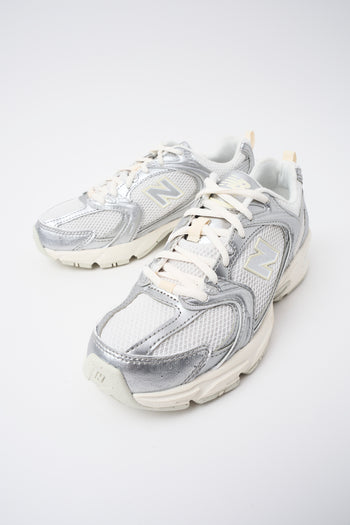 New Balance Sneaker Silver Metallic/reflection Donna - 7