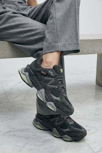 New Balance Sneaker Black Cement/dry Lime Unisex - 9