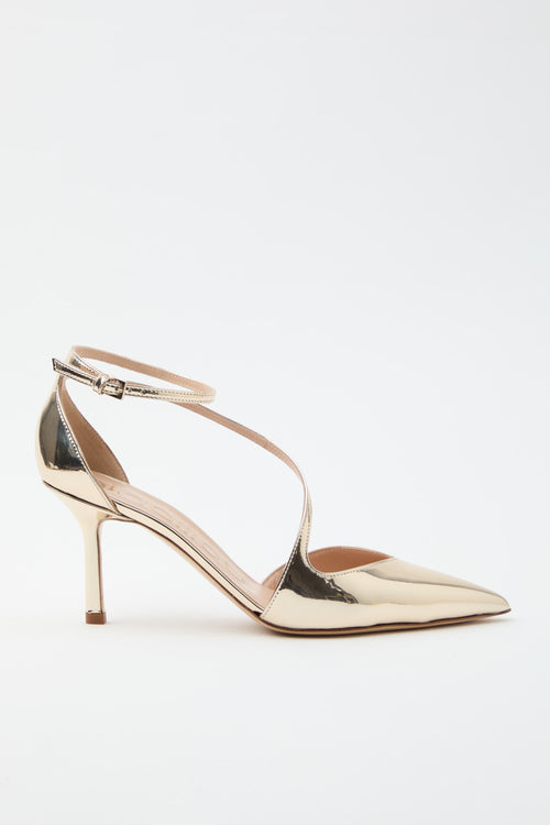 Ninalilou Slingback Platino Donna