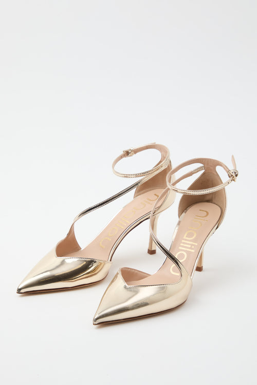 Ninalilou Slingback Platino Donna - 2