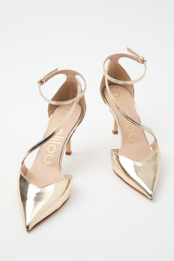 Ninalilou Slingback Platino Donna - 7