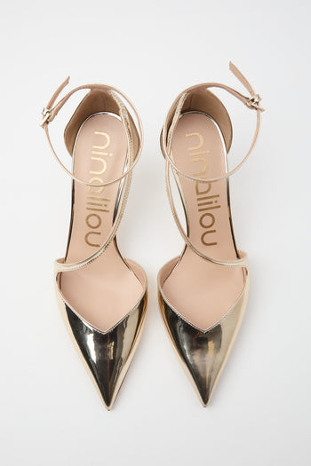 Ninalilou Slingback Platino Donna - 8