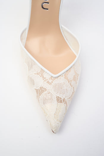 Ninalilou Slingback Bianco Donna - 3