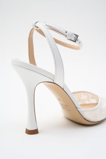 Ninalilou Slingback Bianco Donna - 4