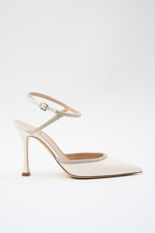 Ninalilou Slingback Avorio Donna
