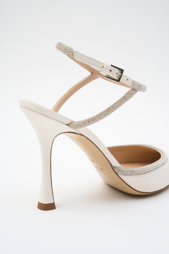 Ninalilou Slingback Avorio Donna - 4